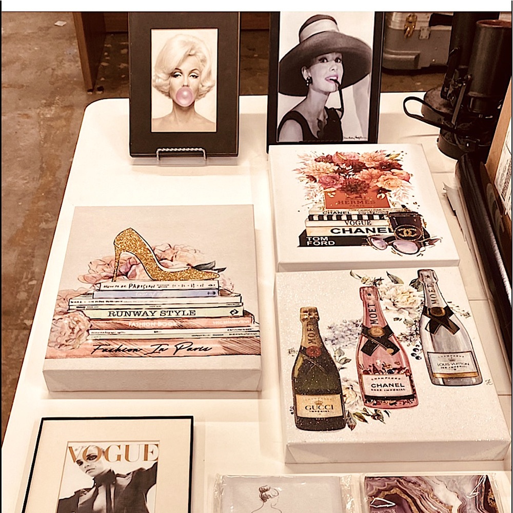 Framed Vintage Vogue Covers - Old Hollywood Glam Prints